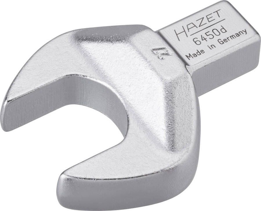 Hazet Insteek-steeksleutel 6450D-27 · 14 x 18 mm insteekvierkant massief · Buiten-zeskant-profiel · SW 27 mm