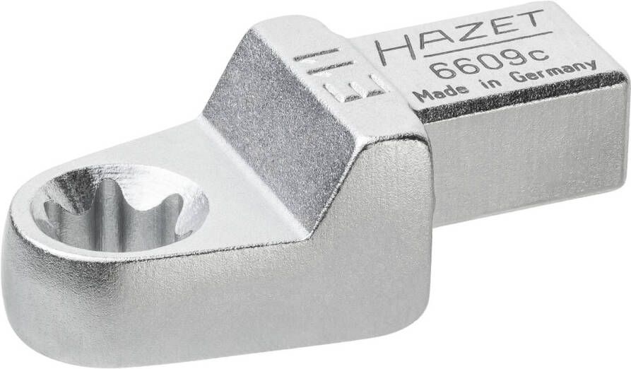 Hazet Insteekringsleutel 6609C-E11 · 9 x 12 mm insteekvierkant massief · Buiten-TORX -profiel · SW E11