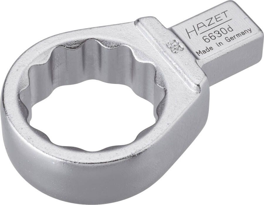 Hazet Insteekringsleutel 6630D-36 · 14 x 18 mm insteekvierkant massief · Buitentwaalfkant tractieprofiel · SW 36 mm