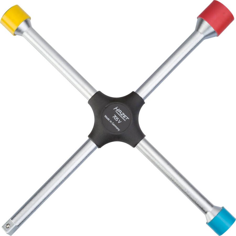 Hazet Kruissleutel 705V · Buiten-zeskant-profiel · SW 17 x 19 x 21 x Buitenvierkant 12 5 = 1 2 inch mm