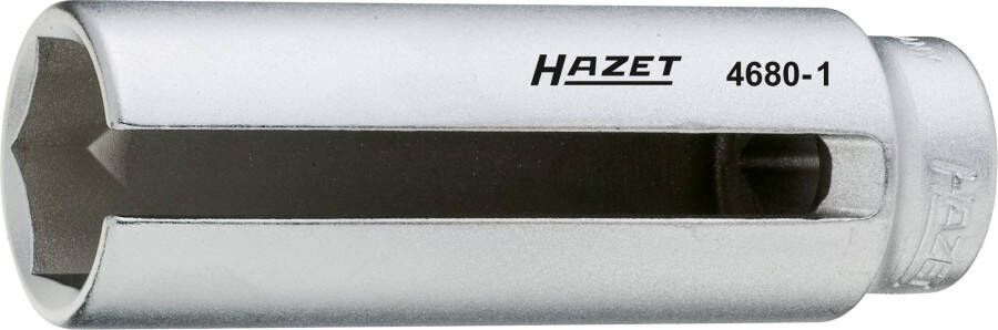 Hazet Lambdasonde-dopsleutel 4680-1 · 1 2 inch (12 5 mm) vierkant hol · Buiten-zeskant-profiel · SW 22 mm