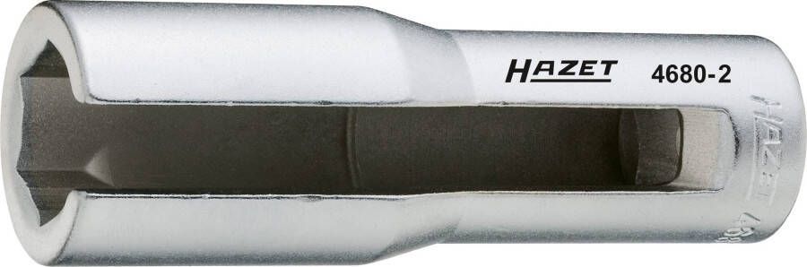 Hazet Lambdasonde-dopsleutel 4680-2 · 1 2 inch (12 5 mm) vierkant hol · Buiten-zeskant-profiel · SW 22 mm