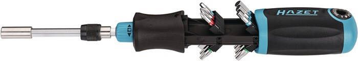 Hazet Magazijnschroevendraaier | 810R-4 | 13-delig | gleuf PH PZD inbussleutel TX