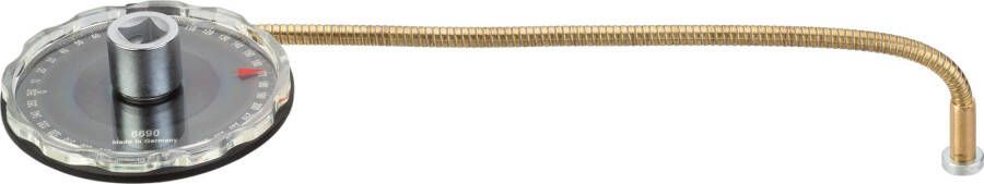 Hazet Mechanische draaihoekschijf 6690 · 1 2 inch (12 5 mm) vierkant hol · 1 2 inch (12 5 mm) vierkant massief