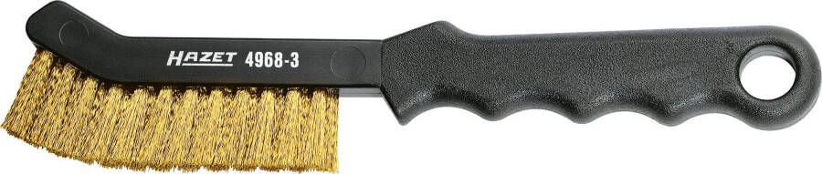 Hazet Messing remzadelborstel 4968-3 · Lengte: 225 mm