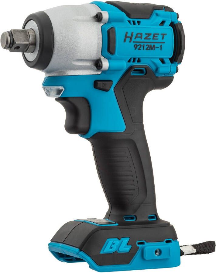 Hazet Mini accu-slagmoersleutel · 18 Volt 9212M-010 · Losdraaimoment maximaal [Nm]: 270 Nm · 1 2 inch (12 5 mm) vierkant massief