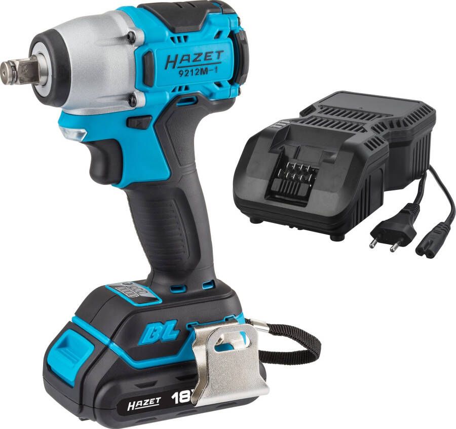 Hazet Mini accu-slagmoersleutelset · 18 Volt 9212M-1 · Losdraaimoment maximaal [Nm]: 270 Nm · 1 2 inch (12 5 mm) vierkant massief · 3-delig