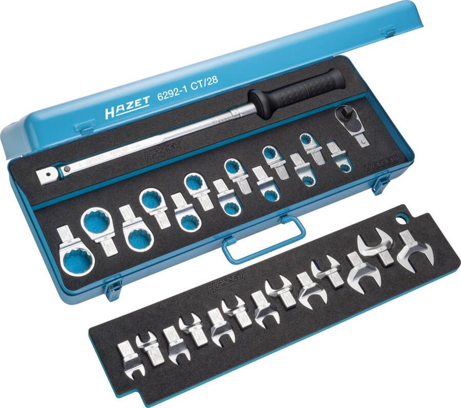 Hazet Momentgereedschapset 6292-1CT 28 14 x 18 mm insteekvierkant hol 28-delig 13 32