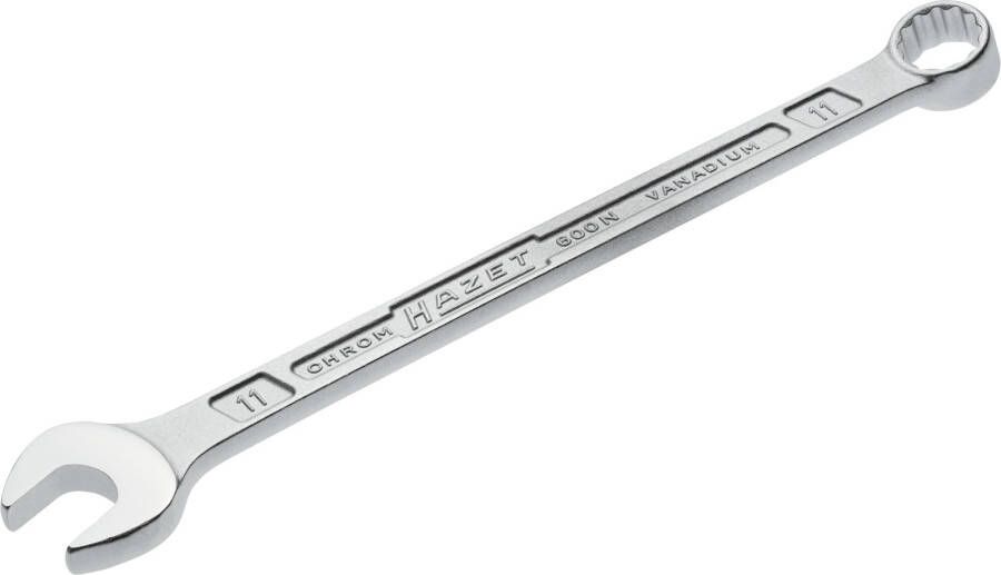 Hazet Ringsteeksleutel 600N-11 · Buitentwaalfkant tractieprofiel · SW 11 mm
