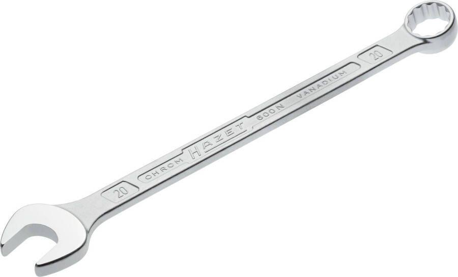 Hazet Ringsteeksleutel 600N-20 · Buitentwaalfkant tractieprofiel · SW 20 mm