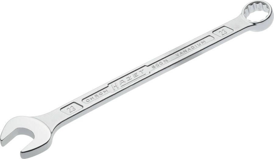 Hazet Ringsteeksleutel 600N-23 · Buitentwaalfkant tractieprofiel · SW 23 mm