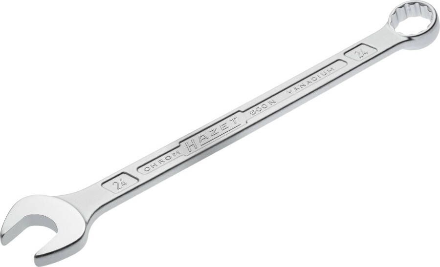 Hazet Ringsteeksleutel 600N-24 · Buitentwaalfkant tractieprofiel · SW 24 mm