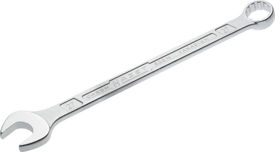 Hazet Ringsteeksleutel 600N-27 · Buitentwaalfkant tractieprofiel · SW 27 mm