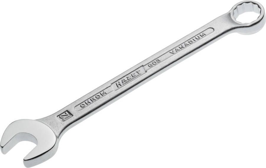 Hazet Ringsteeksleutel 603-12 · Buitentwaalfkant tractieprofiel · SW 12 mm