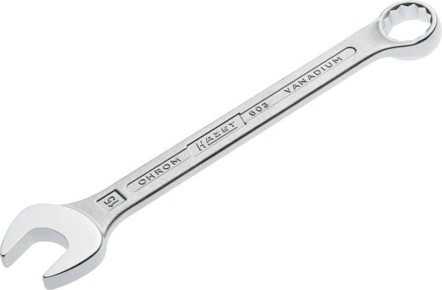 Hazet Ringsteeksleutel 603-15 · Buitentwaalfkant tractieprofiel · SW 15 mm