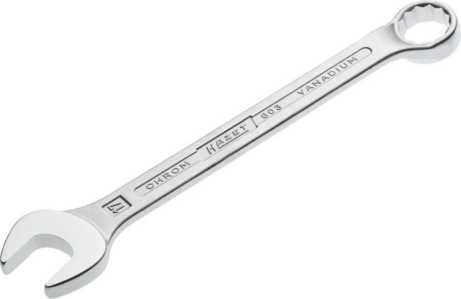 Hazet Ringsteeksleutel 603-17 · Buitentwaalfkant tractieprofiel · SW 17 mm