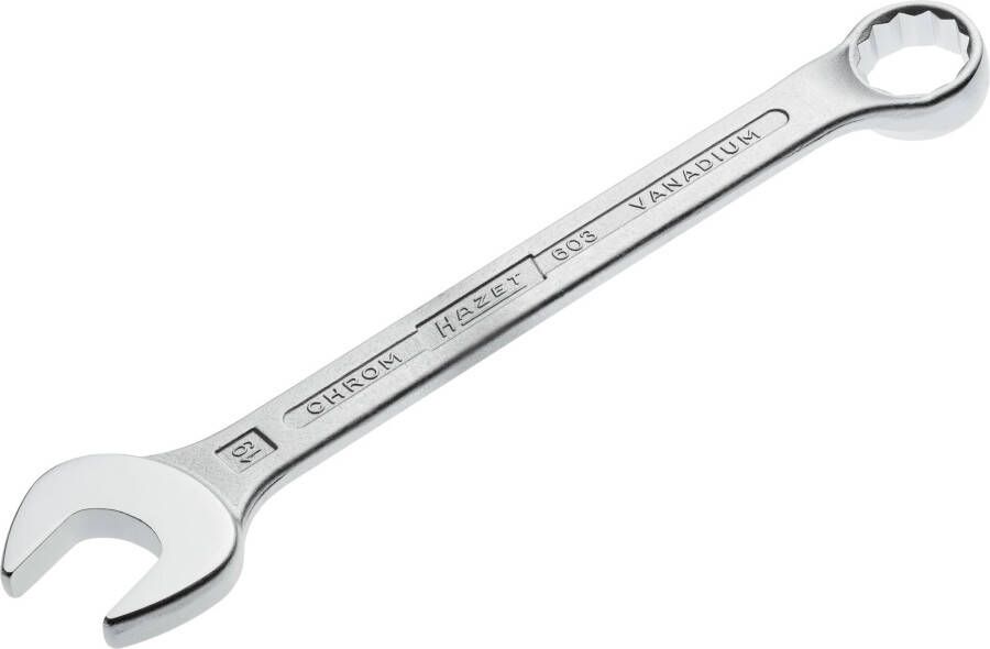 Hazet Ringsteeksleutel 603-19 · Buitentwaalfkant tractieprofiel · SW 19 mm