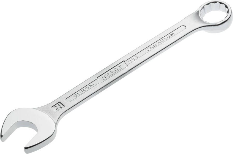 Hazet Ringsteeksleutel 603-22 · Buitentwaalfkant tractieprofiel · SW 22 mm