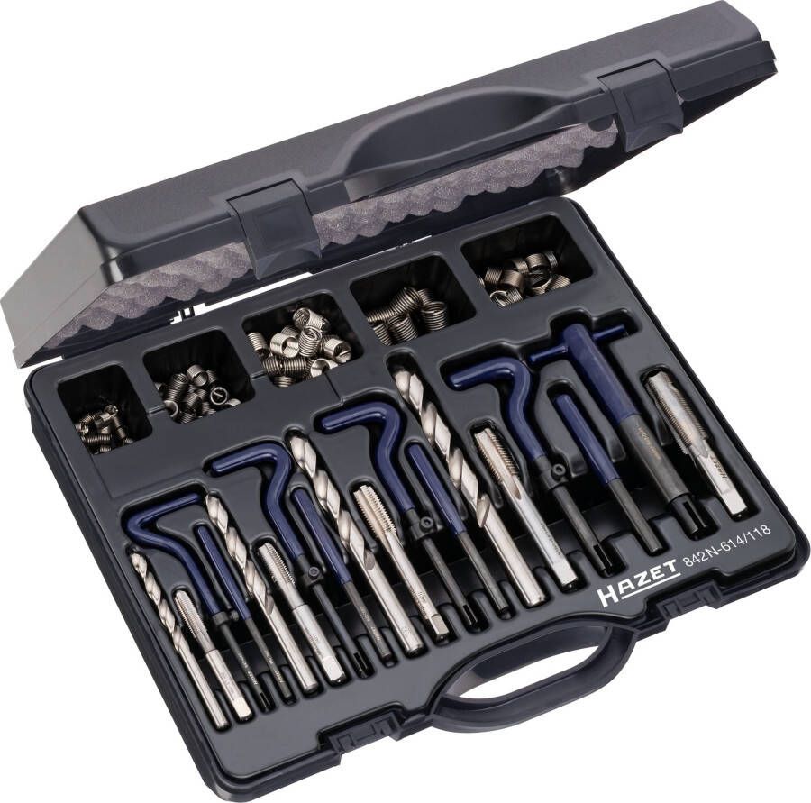 Hazet Schroefdraadreparatieset 842N-614 118 · 118-delig