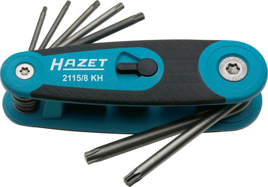 Hazet Set met haakse schroevendraaiers 2115 8KH · Binnen-TORX -profiel · 8-delig