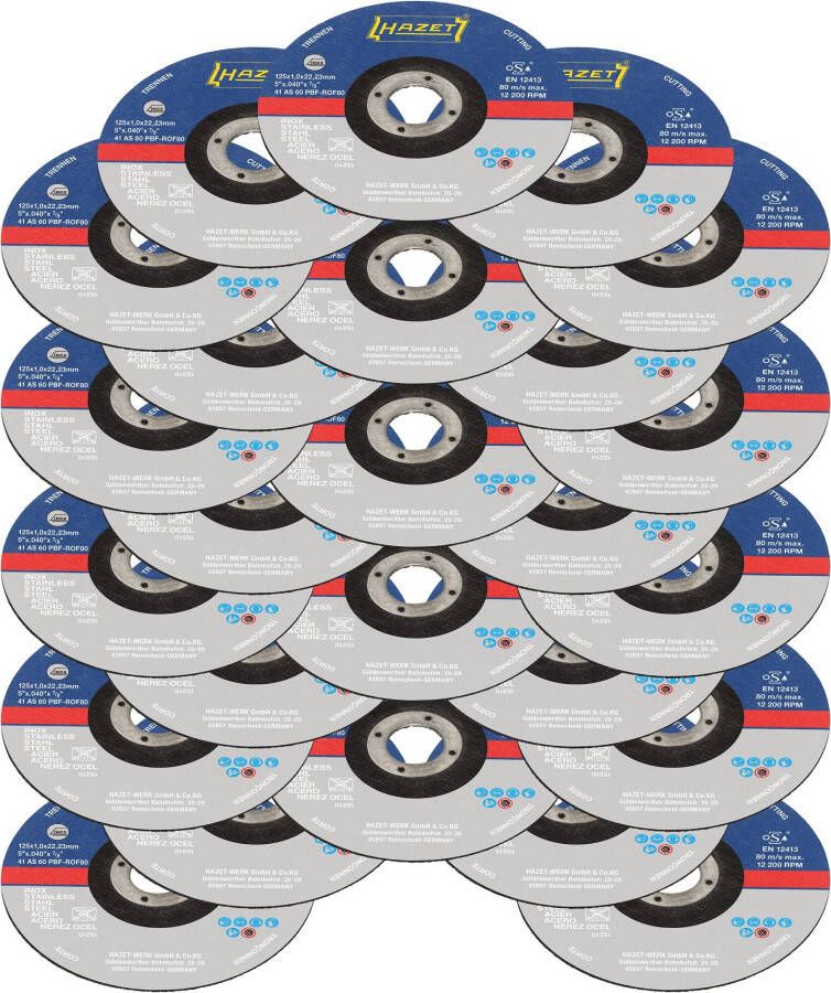 Hazet Slijpschijvenset · 125 x 1 x 22 23 mm (5 x 0 40 x 7 8?) 9233-010 25 · 25-delig