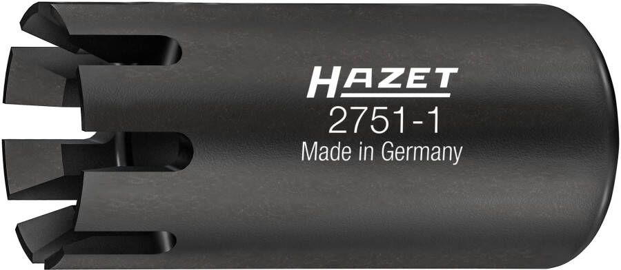 Hazet Turbolader dopsleutel · speciaal profiel 2751-1 · 1 4 inch (6 3 mm) vierkant hol · 12 mm