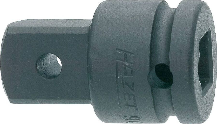 Hazet Vergrotingsstuk 9007S-1 · 1 2 inch (12 5 mm) vierkant hol · 3 4 inch (20 mm) vierkant massief · Lengte: 49 mm