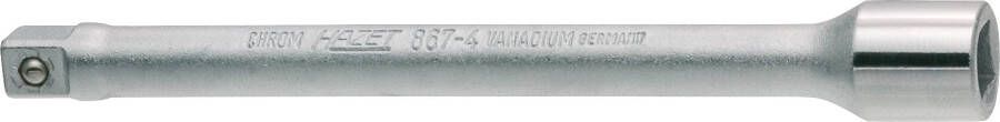 Hazet Verlengstuk 867-4 · 1 4 inch (6 3 mm) vierkant hol · 1 4 inch (6 3 mm) vierkant massief · Lengte: 101 5 mm