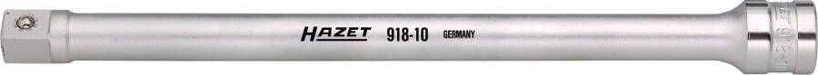 Hazet Verlengstuk 918-10 · 1 2 inch (12 5 mm) vierkant hol · 1 2 inch (12 5 mm) vierkant massief · Lengte: 248 mm