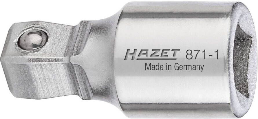Hazet Verlengstuk · scharnierbaar 871-1 · 1 4 inch (6 3 mm) vierkant hol · 1 4 inch (6 3 mm) vierkant massief · Lengte: 25 mm