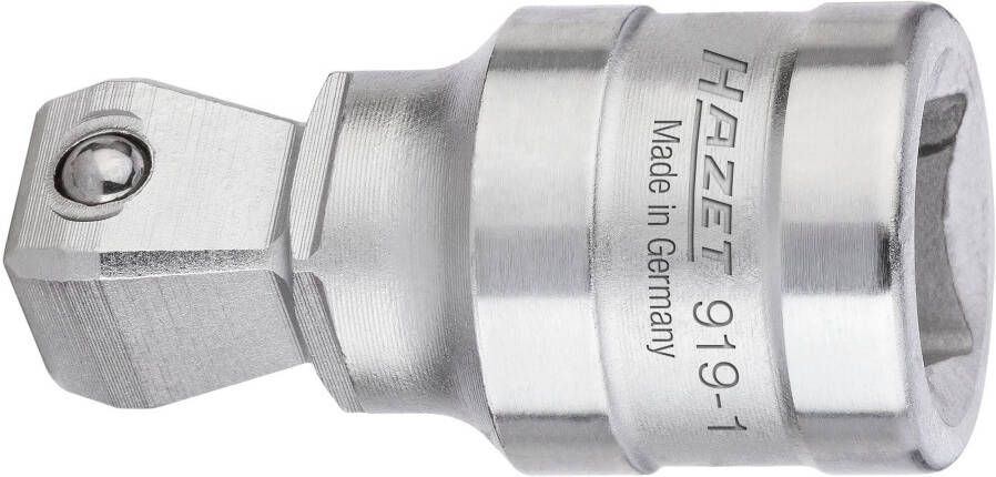 Hazet Verlengstuk · scharnierbaar 919-1 · 1 2 inch (12 5 mm) vierkant hol · 1 2 inch (12 5 mm) vierkant massief · Lengte: 46 mm