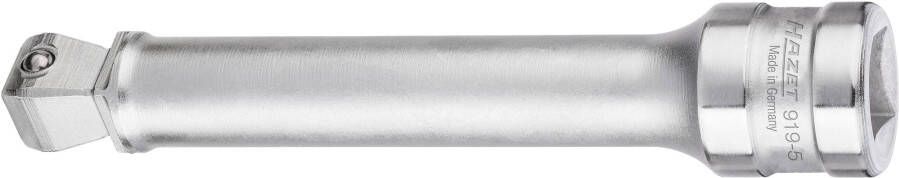 Hazet Verlengstuk · scharnierbaar 919-5 · 1 2 inch (12 5 mm) vierkant hol · 1 2 inch (12 5 mm) vierkant massief · Lengte: 123 mm
