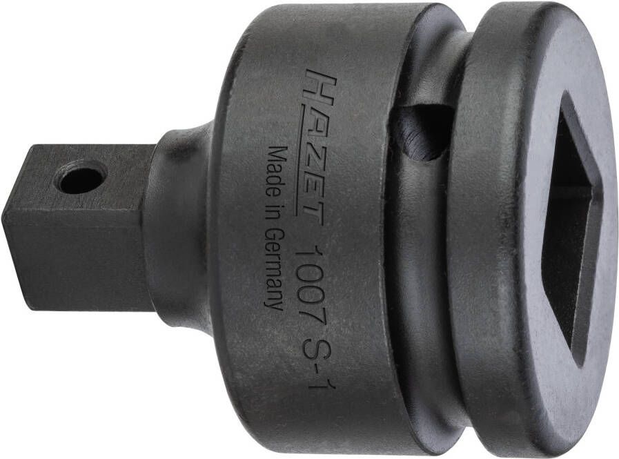 Hazet Verloopstuk 1007S-1 · 3 4 inch (20 mm) vierkant hol · 1 2 inch (12 5 mm) vierkant massief · Lengte: 56 mm