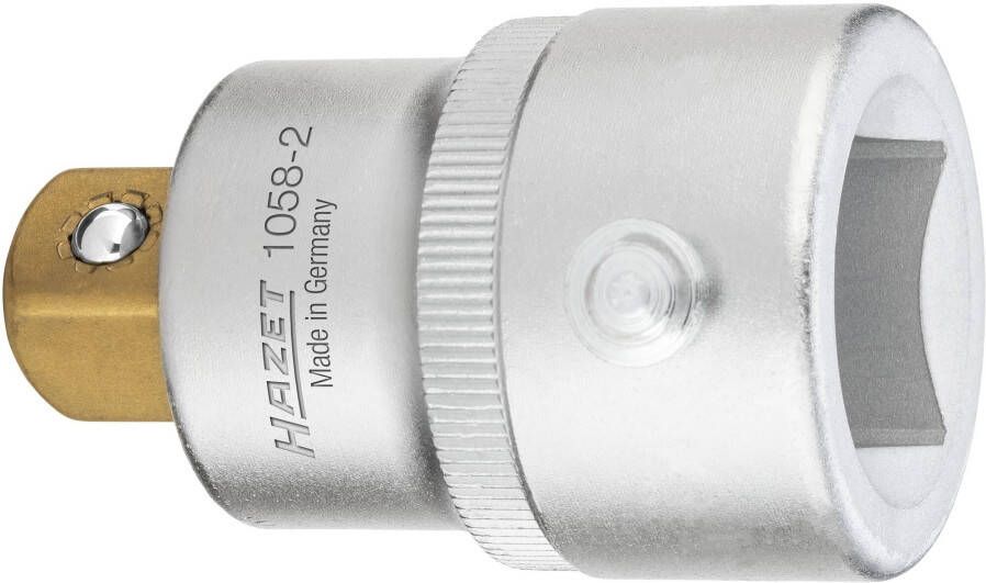 Hazet Verloopstuk 1058-2 · 3 4 inch (20 mm) vierkant hol · 1 2 inch (12 5 mm) vierkant massief · Lengte: 52 3 mm