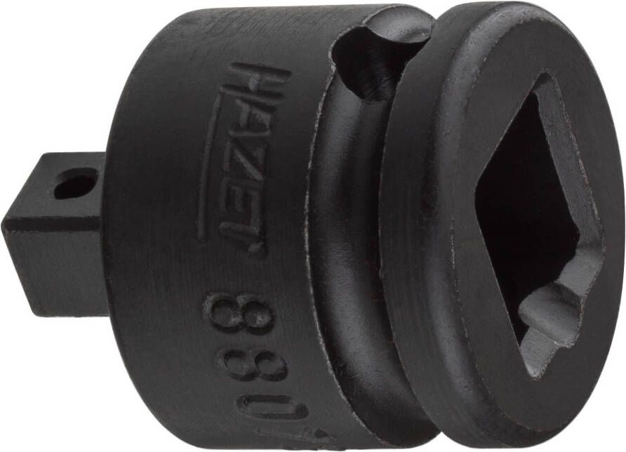 Hazet Verloopstuk 8807S · 3 8 inch (10 mm) vierkant hol · 1 4 inch (6 3 mm) vierkant massief · Lengte: 28 mm