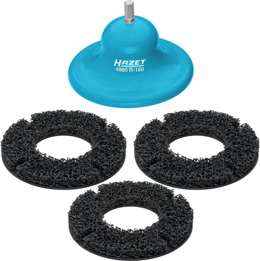 Hazet Wielnaafslijper 4960R-160 4 · 4-delig