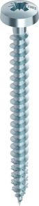 Heco Spaanplaatschroef HFP 4 5 x 25 CK PZD voldraad verzinkt blauw 200 stk 08276