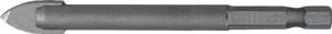 Heller Glas- tegelboor | d. 4 0 mm totale lengte 60 mm | 1 stuk 50092