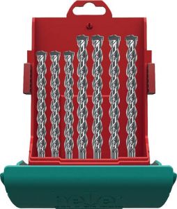 Heller Hamerboorset | 7-delig SDS-Plus | kunststofbox | 1 stuk 16315