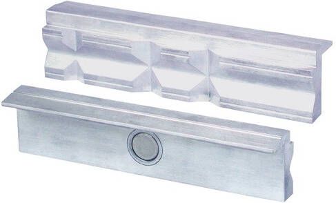 Heuer Beschermbek voor bankschroef | voor bekbreedte 125 mm | prisma&apos;s | aluminium | 1 paar 109125