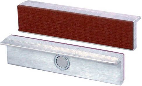 Heuer Beschermbek voor bankschroef | voor bekbreedte 140 mm | fiberlaag | aluminium | 1 paar 111140 - Foto 2