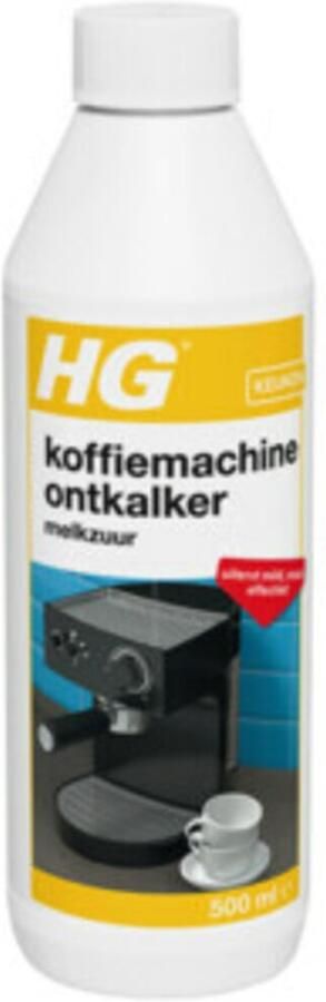 HG Ontkalker Voor Espresso- & Padkoffiezetapparaten Op Basis Van Melkzuur | Mtools