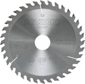 Hikoki Accessoires Hardmetalen Cirkelzaagblad 165X30 20 Z18 Dun Met Flr Tandvorm Voor Accumachines 752412