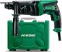 Hikoki DH26PC2WSZ Boor-hakhamer | SDS-PLUS | 230V | 830W | 2 9 J | In kunststof koffer DH26PC2WSZ - Thumbnail 3