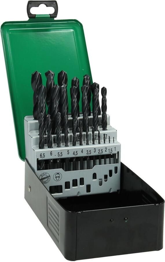 Hikoki Accessoires 25-Delige Metaalborenset HSS-R DIN 338 In Cassette 780097