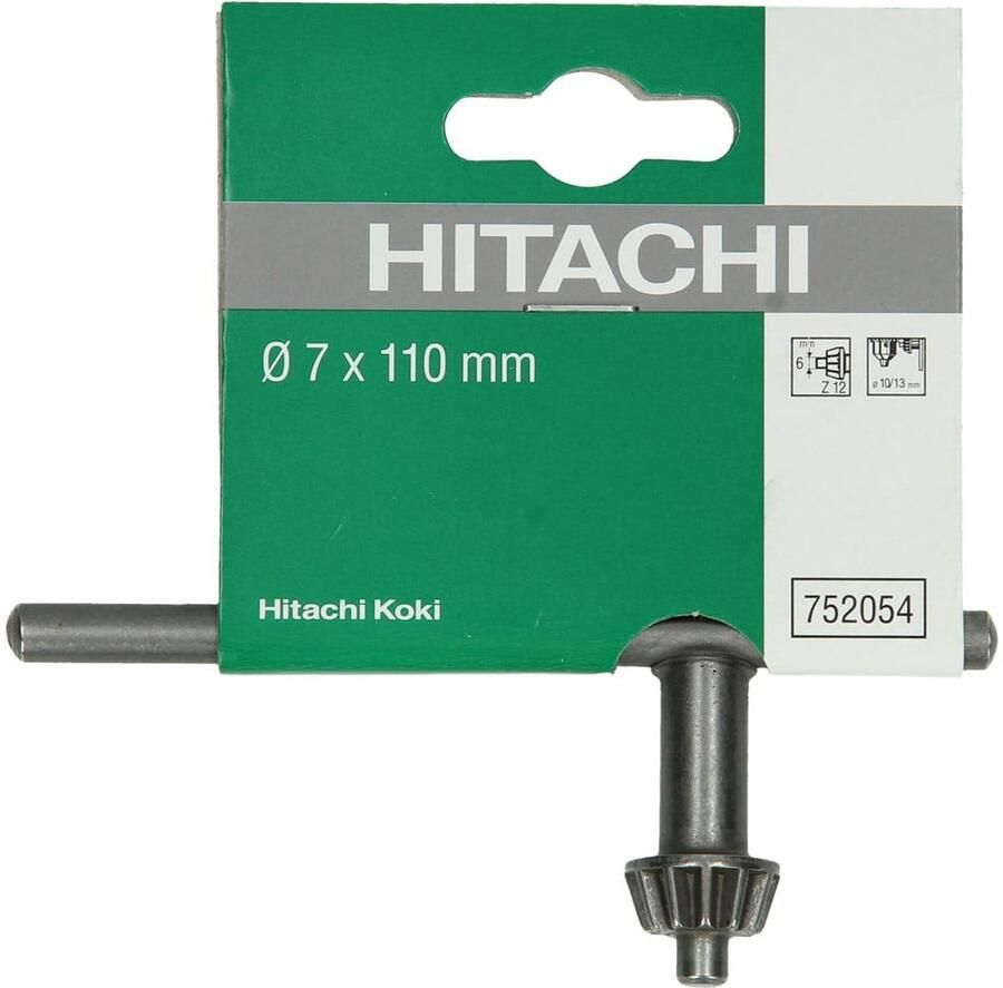 Hikoki accessoires Boorkopsleutel 7X110Mm 752054