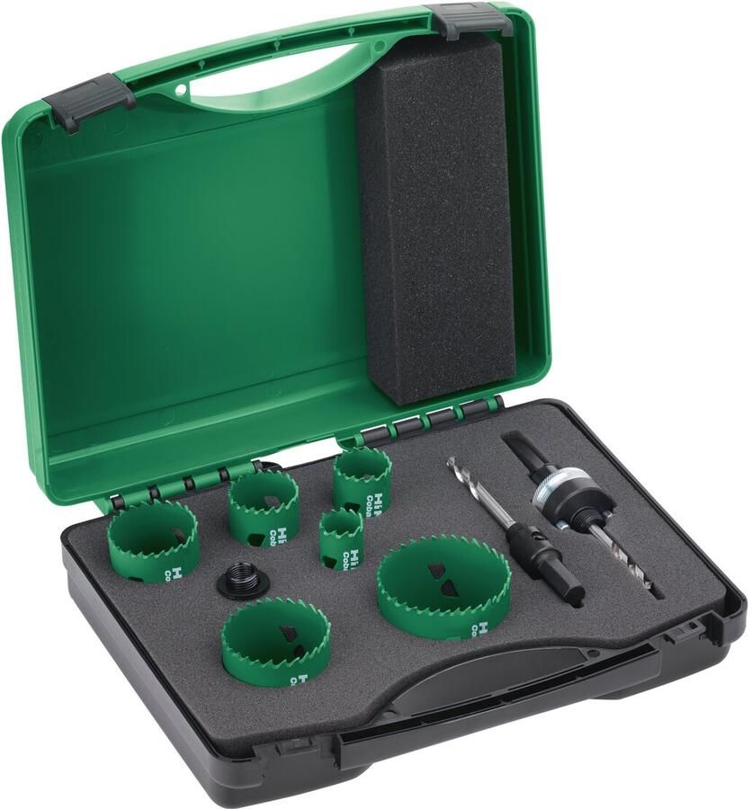 Hikoki Accessoires Gatzaagset Bi-Metaal HSS-Co "Elektricien" 9-Delig 4101072