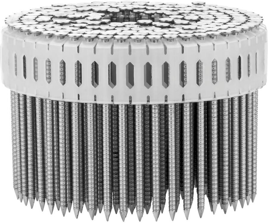 Hikoki Accessoires Rolnagels 0° O-kop | 2 5 x 65 mm | Ring | RVS A4 | Kunststofgebonden | 2400 st. 4103052