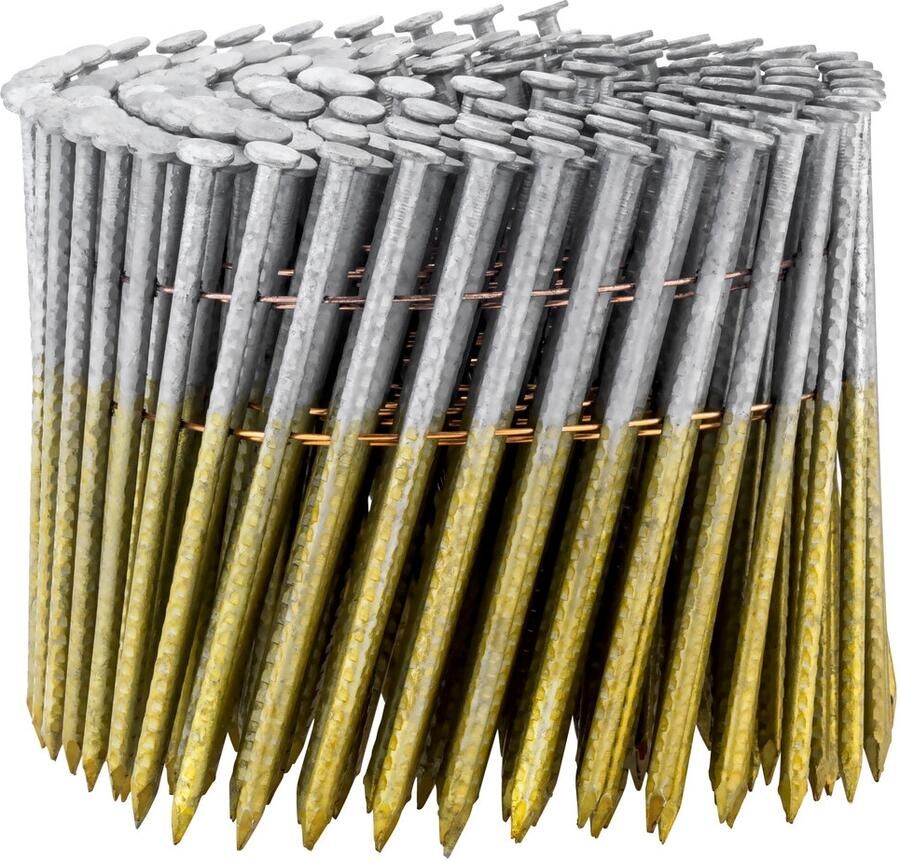 Hikoki Accessoires Rolnagels 16° O-kop | 3 1 x 90 mm | Weerhaak | Thermisch verzinkt | Lasdraadgebonden | 800 st. 4103090