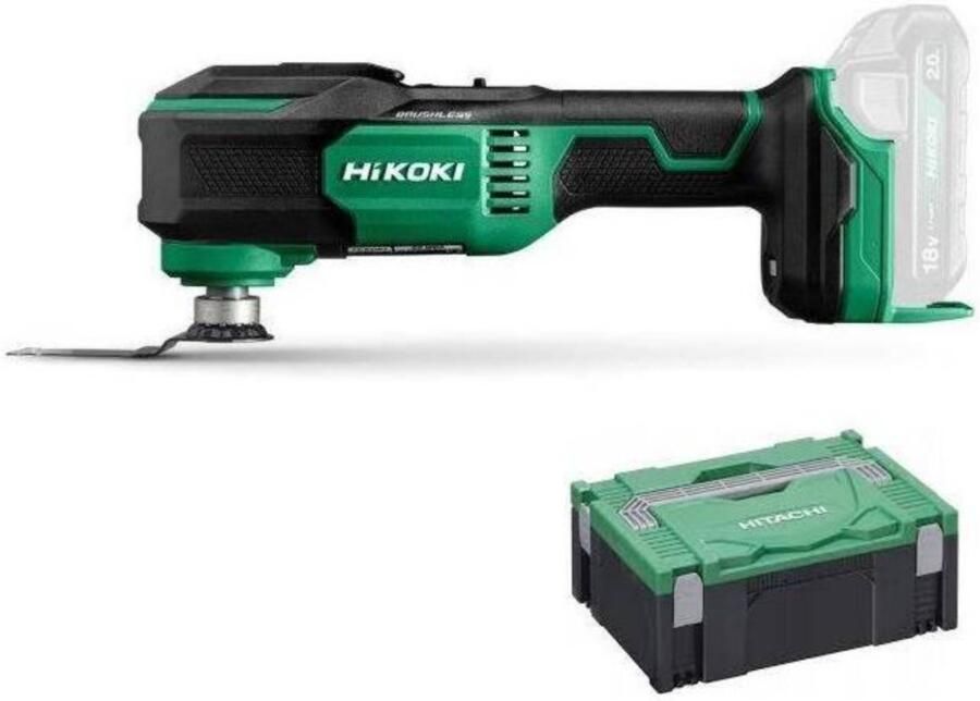 Hikoki CV18DAW3Z Accu Multitool | 18 V | Exclusief lader en accu's In HSC II koffer CV18DAW3Z